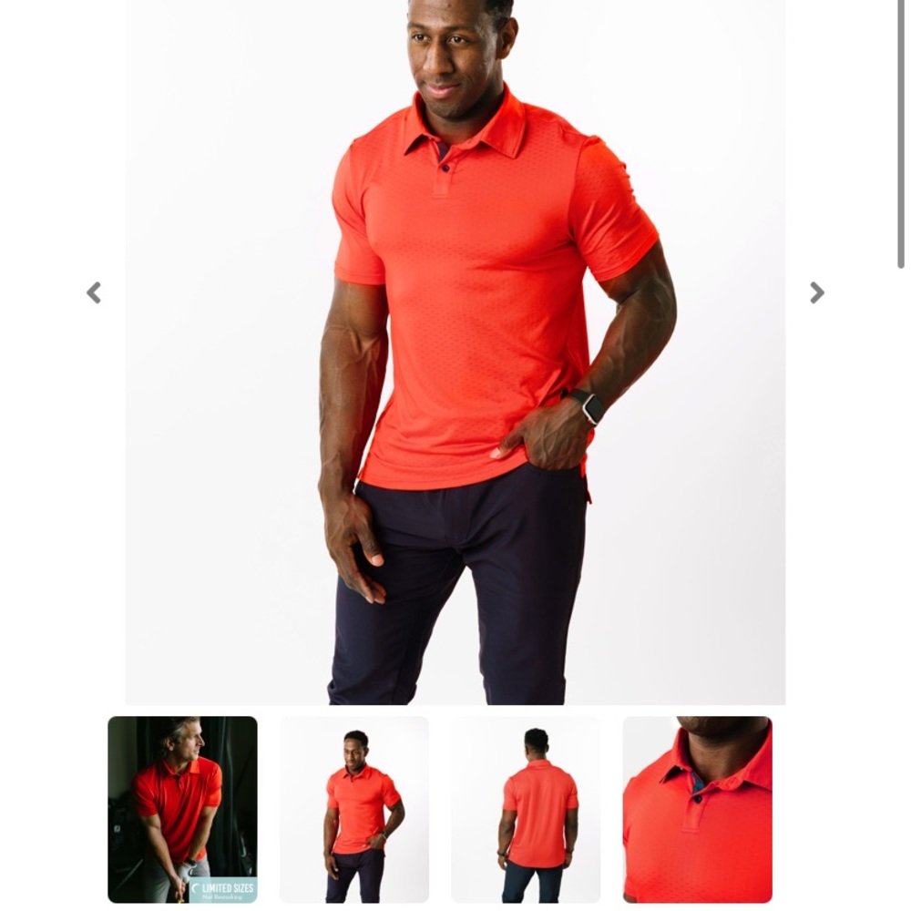 Men’s zyia polo shirt size 2XL